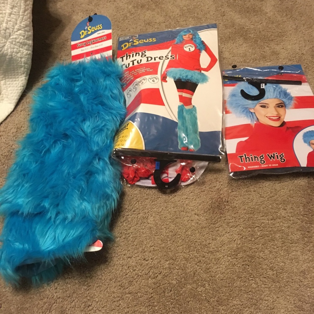 Dr Seuss Thing 1 Costume Set XL